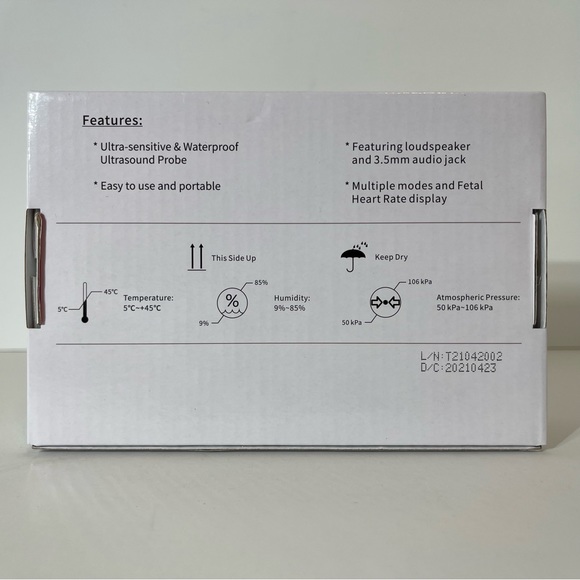 Portable Ultrasound Fetal Doppler Heart Rate Monitor - Picture 2 of 14